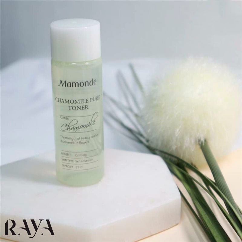 تونر بابونه ماموند حجم 25 و 250 میل Mamonde Chamomile Pure Toner